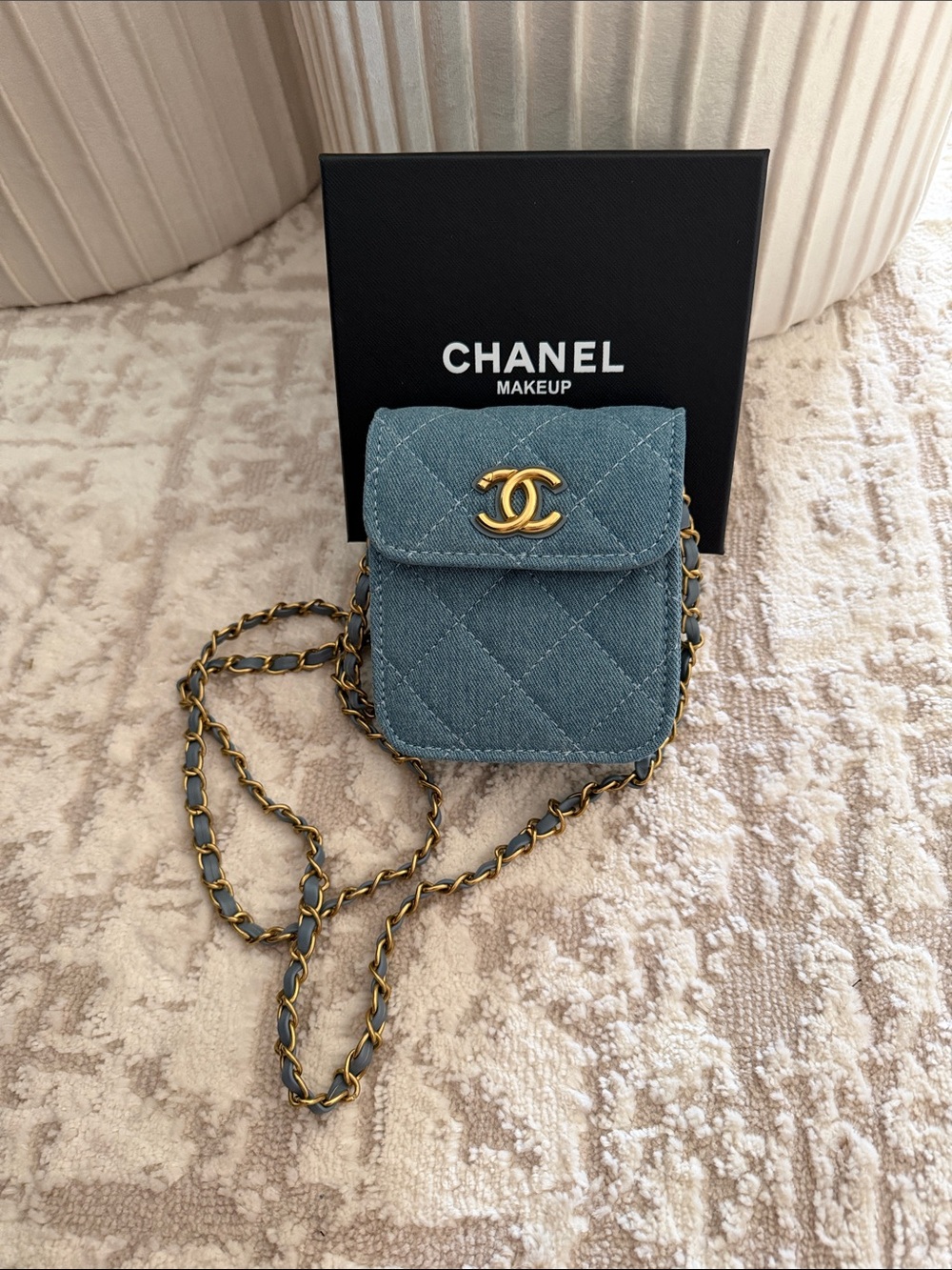 Chanel makeup bag Mini (4.25” x 5”)